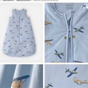 Carters Purely Soft Wearable Blanket / Sleep Sac - Planes